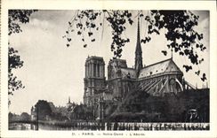 CPA Paris Notre Dame l'Abside 
