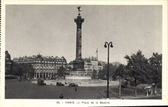 CPA Paris Place de la Bastille 