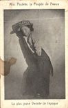 CPA Miss Paulette la Poupee de France le Plus Jeune Vedette de l'epoque 