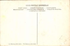 CPA Nach Rafaello Die Madonna della Sedia 