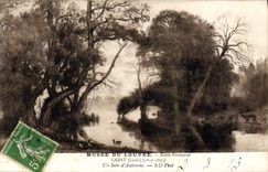 CPA Musee du Louvre Ecole Francaise Cabat Louis 1812 1893 un Soir d'Automne 