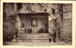 CPA Roc Amadour Tombeau de Saint Amadour 