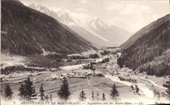 CPA Argentieres et le Mont Blanc 