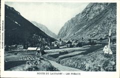 CPA Route du Lautaret Les Freaux 