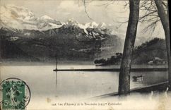 CPA Lac d'Annecy et la Tournette 