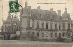 CPA Chateau de Chantilly Vue prise du portorre 