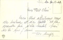 CPA Bonne Annee Fleurs