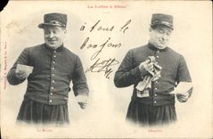 CPA La lettre a Pitou 