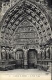 CPA Cathedrale de Reims Le Petit Portail 