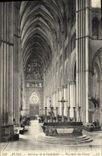 CPA Reims Interieur de la Cathedrale Vue prise du Choeur 