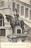 CPA Chateau de Pierrefonds Statue de Louis d'Orleans par Fremiet 
