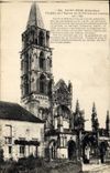 CPA Saint Pere Historique Facade de l'Eglise de St Pere sous Vezelay en 1780 