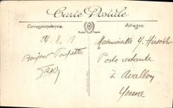 CPA Avallon Route de Meluzieu 