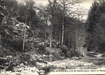 CPA Avallon Vallee du Cousin Un Coin de la Riviere pres du Moulin Leger 