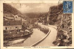 CPA Avallon Route de Pontaubert 