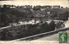 CPA Avallon Cousin le Pont vue prise des Terreaux de la Petite Porte 