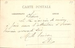 CPA Vallee du Cousin Les Sites Pittoresques Avallon Route de Pontaubert