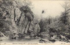 CPA Environs d'Avallon Grot de la Foudre 