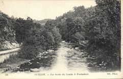 CPA Avallon Les bords du Cousin a Pontaubert 