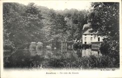 CPA Avallon Un coin du Cousin 