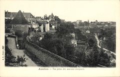 CPA Avallon Vue prise des anciens remparts 