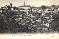 CPA Avallon Vue generale prise des Chaumes 
