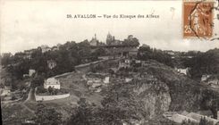 CPA Avallon Vue du Kiosque des Alleux 