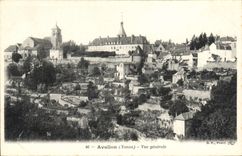 CPA Avalon Yonne Vue generale 