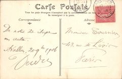 CPA Avallon La Rue des deux Cousins 