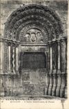 CPA Avallon L'Eglise Saint Lazare le Portail 