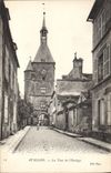 CPA Avallon La Tour de l'Horloge 