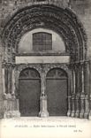 CPA Avallon Eglise Saint Lazare le Portail detail 