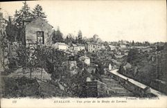 CPA Avallon Vue prise de la Route de Lormes 