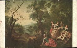 CPA Lancret Le Printemps 