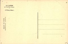 CPA La Lande L'Etang Blanc 