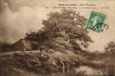 CPA Musee du Louvre Ecole francaise Jules Dupre Le grand chene 