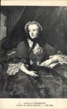 CPA Chateau de Chambord Portrait de Marie Leczinska 