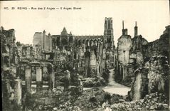 CPA Reims Rue des 2 Anges 