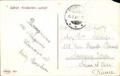 CPA Schlaf Kindchen schlaf 