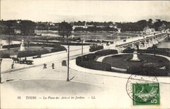 CPA Tours La Place des Arts et les Jardins 