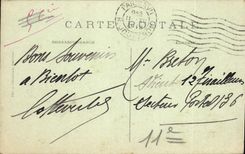 CPA Paris Avenue de Champs Elysees et les Chevaux de Marly 