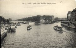 CPA Paris La Pointe de L'Ile Saint Louis 
