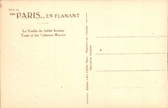 CPA Paris en flanant La Tombe du Soldat Inconnu 