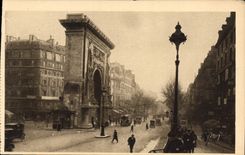 CPA Paris en flanant La Porte Saint Denis et les Grands Boulevards 