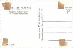 CPA Paris en flanant Basilique du Sacre Coeur et l'escalier monumental 