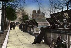 CPA Paris en flanant Les Bouquinistes du quai de la Tournelle 