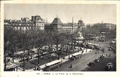 CPA Paris La Place de la Republique 