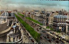 CPA Paris Avenue des Champs Elysees 