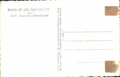 CPA Paris Place de la Republique 