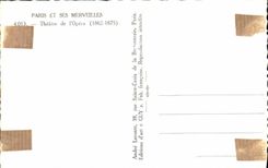 CPA Paris Theatre de l'Opera 